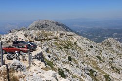 Góry Dynarskie - Samochodem na Sv. Jure w Chorwacji